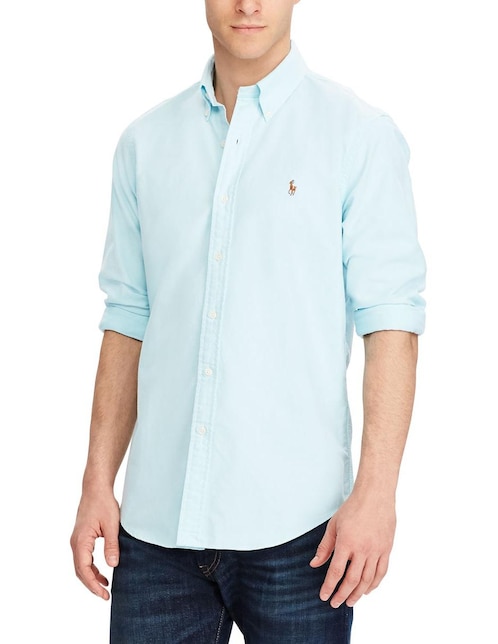 Camisa blanca hombre online polo