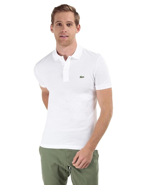 Playera lacoste best sale negra hombre