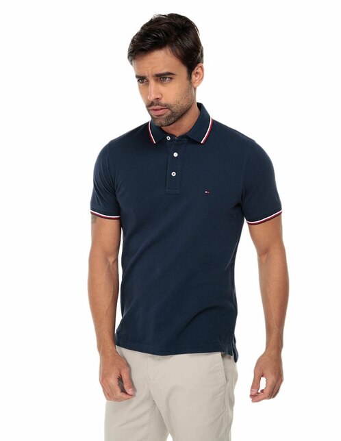 Playera tipo polo Tommy Hilfiger estampado logo para hombre en Liverpool