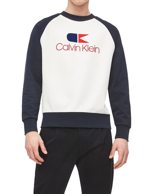Sudadera Calvin Klein cuello redondo azul marino en Liverpool