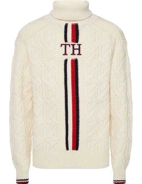 Suéter Tommy Hilfiger cuello alto lana blanco en Liverpool