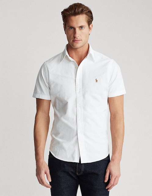 Camisa casual de algodón manga corta para hombre 1