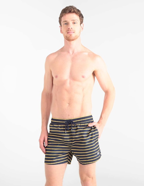 Traje de baño K-Way con bolsillos para hombre
