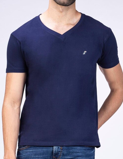 Playera cuello V para hombre 1