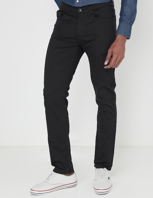 Pantalón slim de algodón para hombre 1