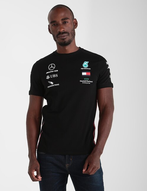 Playera Mercedes Benz cuello redondo estampada para hombre en Liverpool