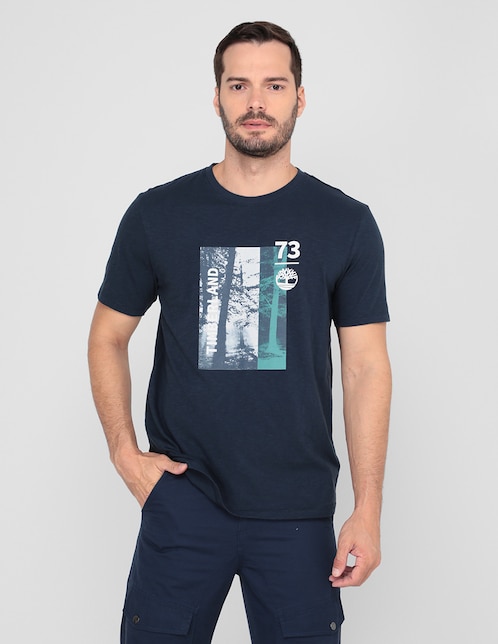 Playera cuello redondo para hombre