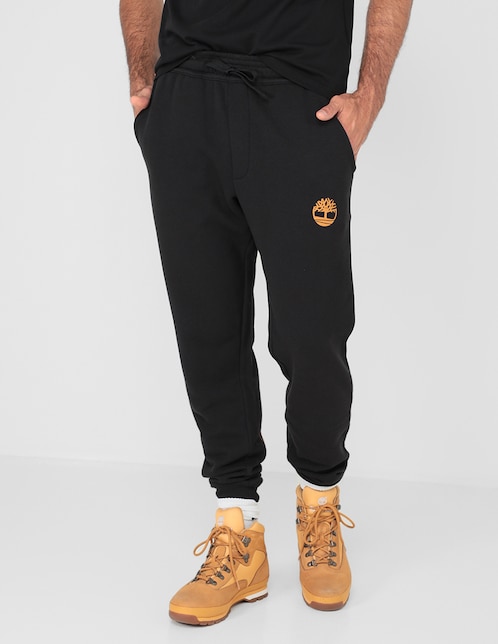 Pants regular con elástico para hombre