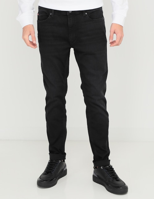 Jeans slim Hugo lavado obscuro para hombre
