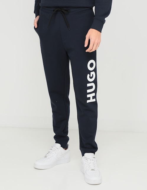 Pants regular HUGO con agujeta para hombre