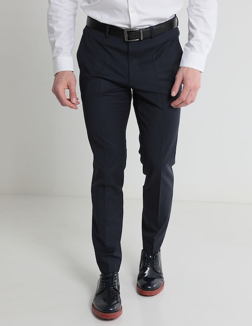 Pantalón de vestir slim Hugo de algodón para hombre