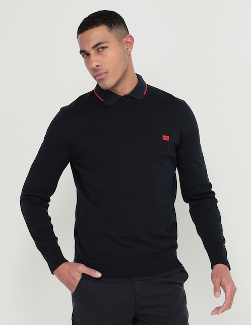 Sueter HUGO cuello redondo para hombre