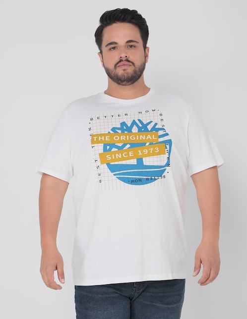 Playera cuello redondo para hombre