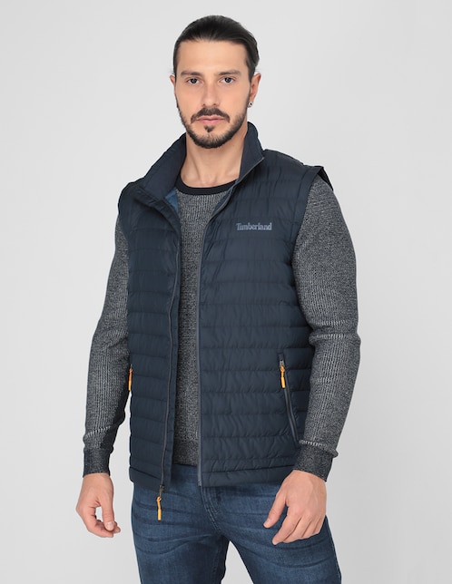 Chaleco impermeable con bolsillos para hombre