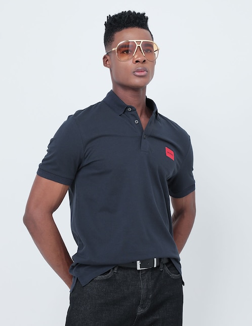 Playera tipo polo HUGO para hombre