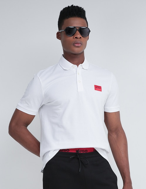 Playera tipo polo HUGO para hombre