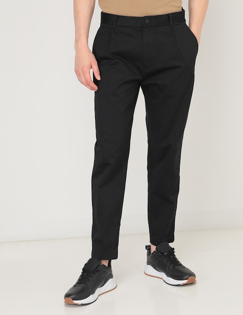 Pantalón straight Calvin Klein de algodón para hombre
