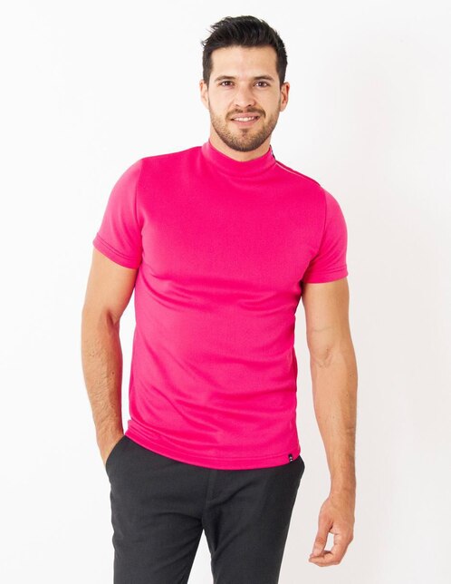 Playera Rcano cuello alto para hombre