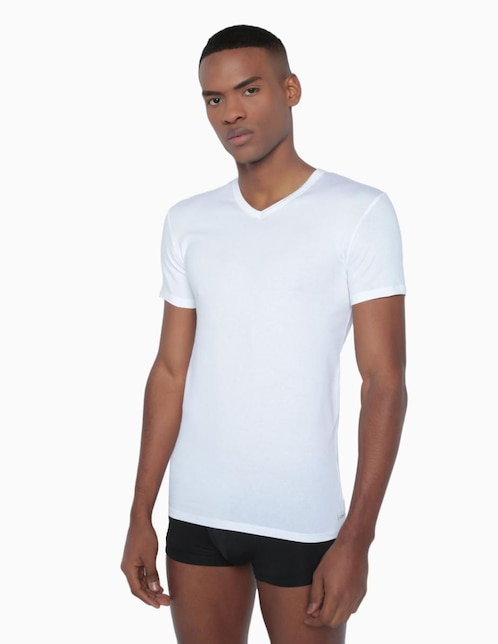 Playera NB2799-901 cuello V para hombre 1