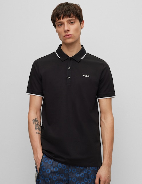 Playera tipo polo HUGO W23 para hombre