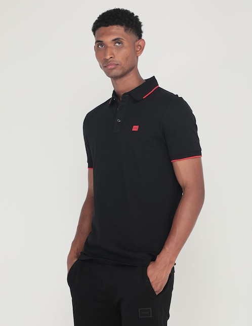 Playera tipo polo HUGO para hombre