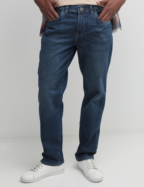 Jeans slim lavado stone wash para hombre
