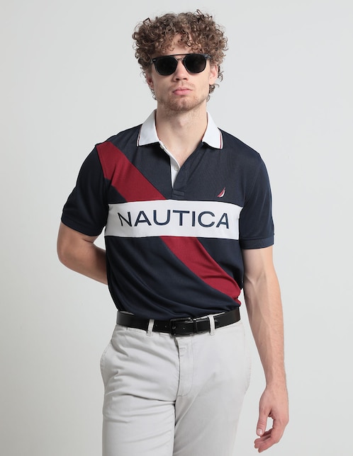 Playera tipo polo Nautica para hombre