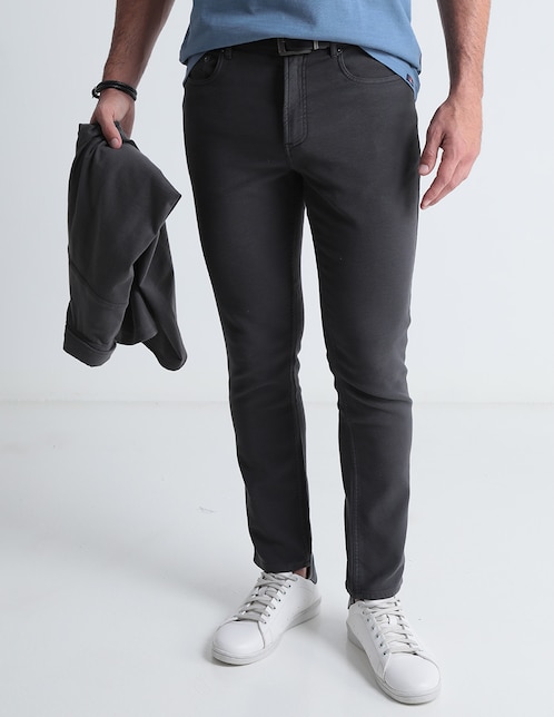 Pantalón recto de algodón para hombre 1