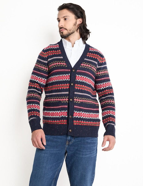 Suéter Nautica cuello V para hombre