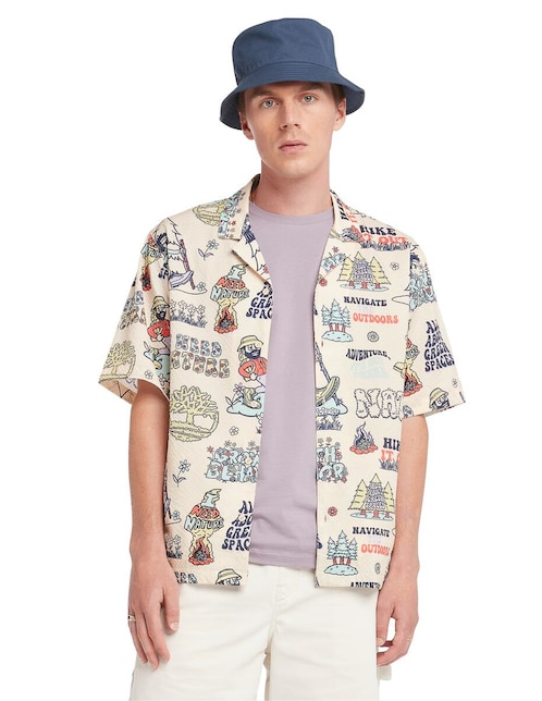 Camisa casual de algodón manga corta para hombre Camisa casual de algodón manga corta para hombre