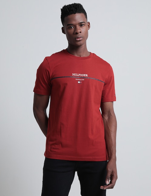 Playera Tommy Hilfiger cuello redondo para hombre