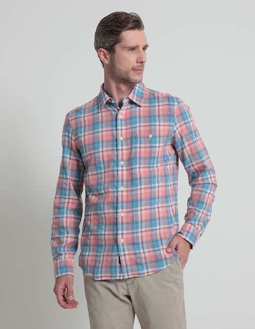CAMISA FAHERTY MWU2410 REGULA, S, ROJO