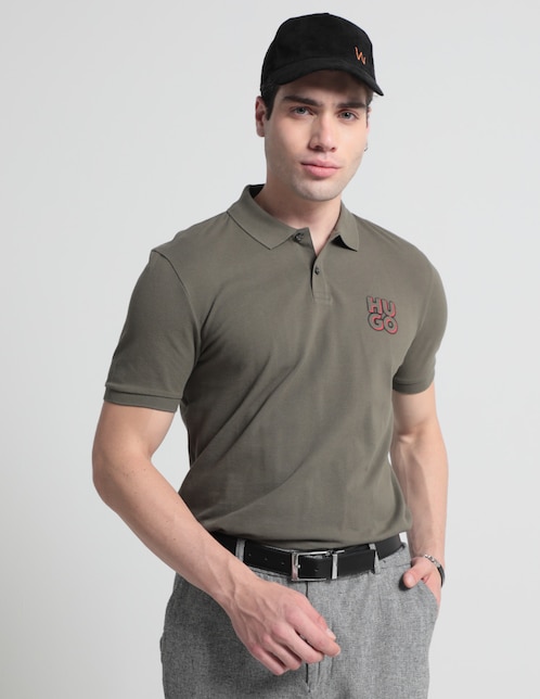 Playera tipo polo HUGO para hombre