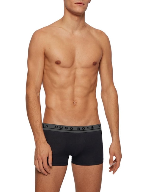 Set bóxer trunk HUGO BOSS de algodón para hombre 3 piezas