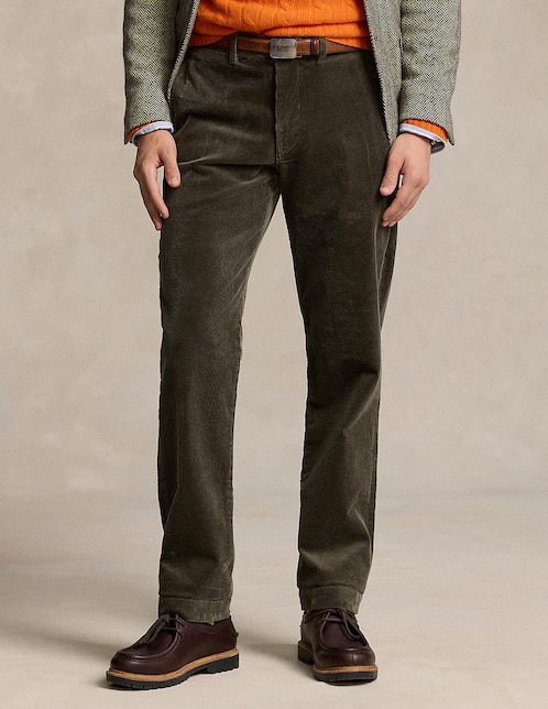 Pantalón slim de algodón para hombre