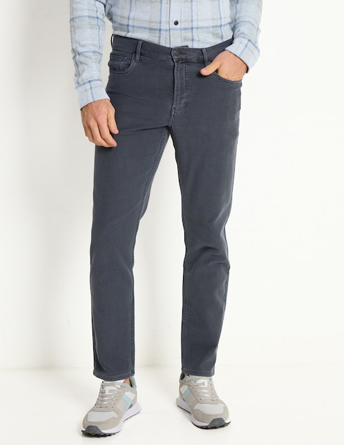 Pantalón recto de algodón para hombre 1