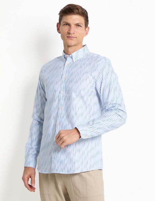 Camisa casual Ps By Paul Smith de algodón manga larga para hombre