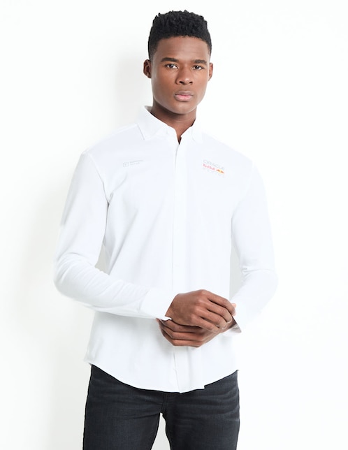 Camisa casual de algodón manga larga para hombre 1