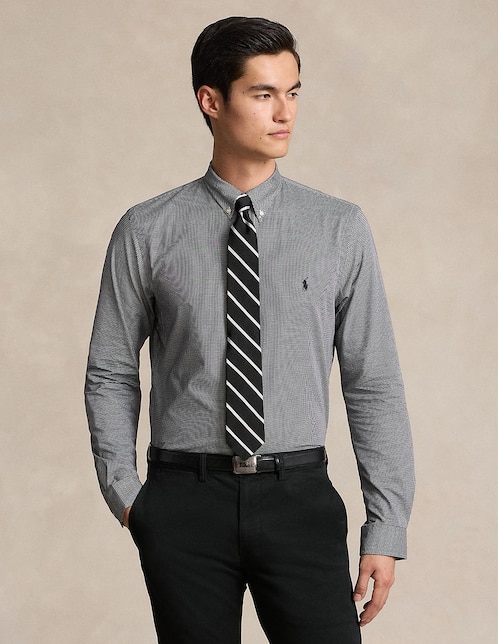 Camisa casual Polo Ralph Lauren de algodón manga larga para hombre