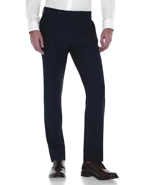 Pantalón business casual slim de lana para hombre 1