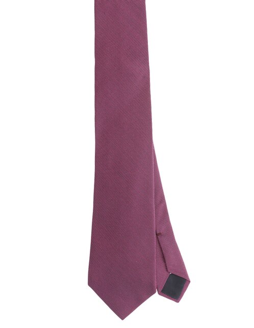 Corbata regular de seda estampada para hombre 1