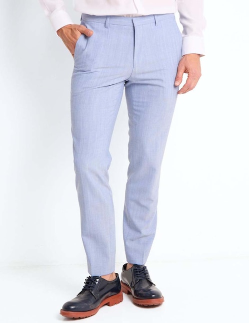 Pantalón business casual slim Hugo de lana para hombre