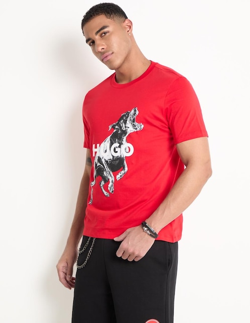 Playera Hugo cuello redondo para hombre