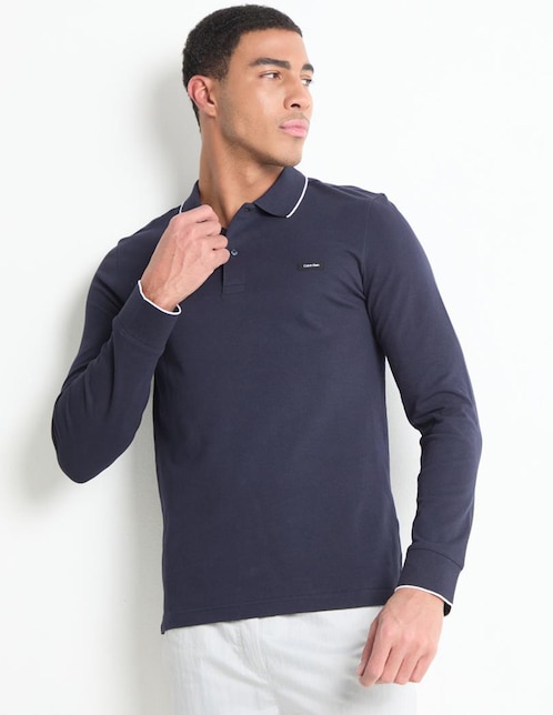 Playera tipo polo Calvin Klein para hombre