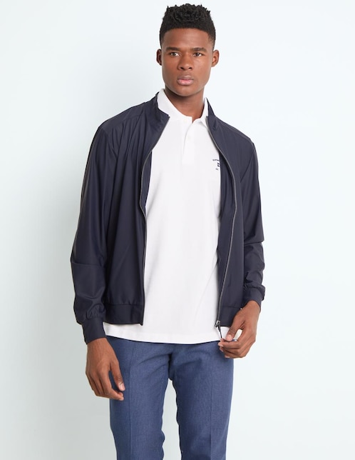 Chamarra casual Scappino con bolsillos para hombre