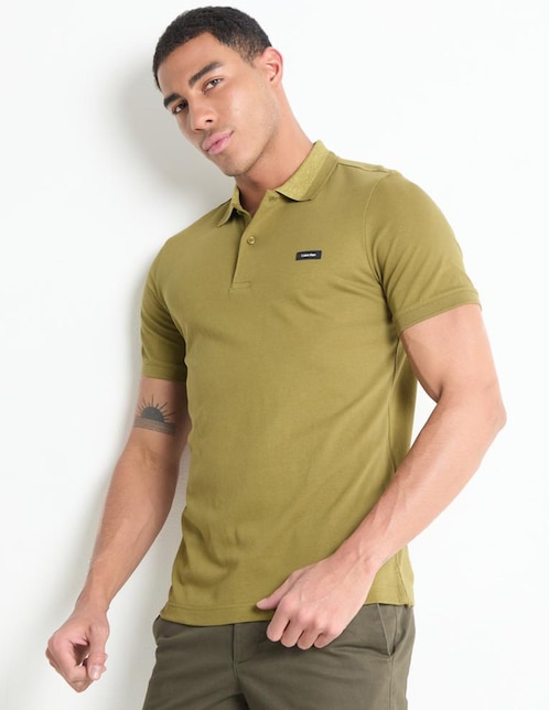 Playera tipo polo Calvin Klein para hombre
