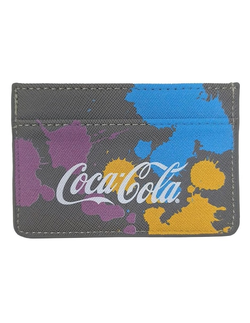 Tarjetero sarosa poliuretano coca cola coca-cola "para" (si aplica) unisex