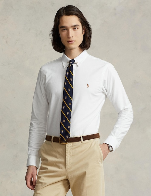 Camisa casual de algodón manga larga para hombre 1