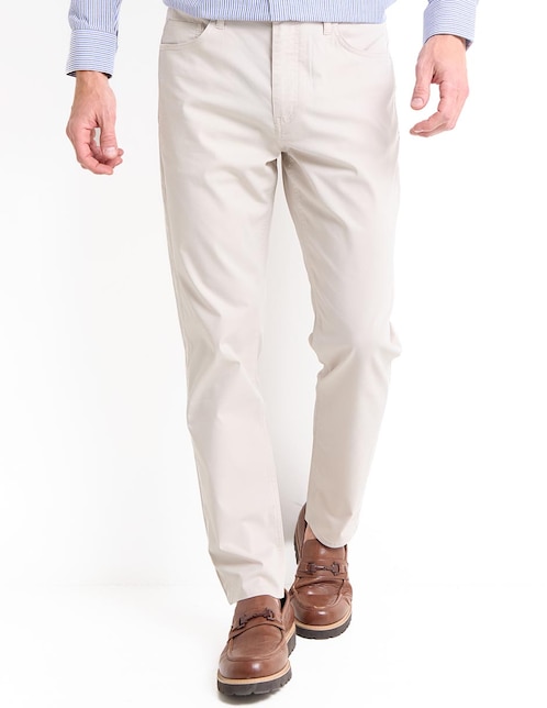Pantalón slim de algodón para hombre 1