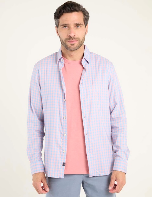 CAMISA FAHERTY MWS2509 REGUL, S, CORAL